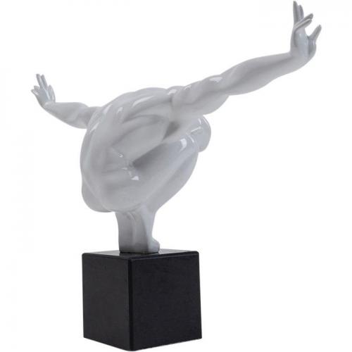 Skulptur Atlet vit