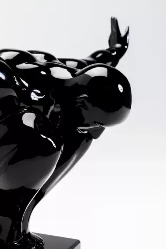 Skulptur Atlet Svart