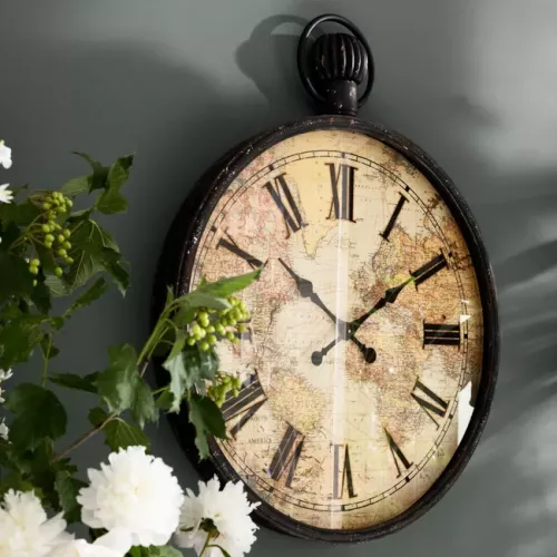 Väggklocka Europa Karta