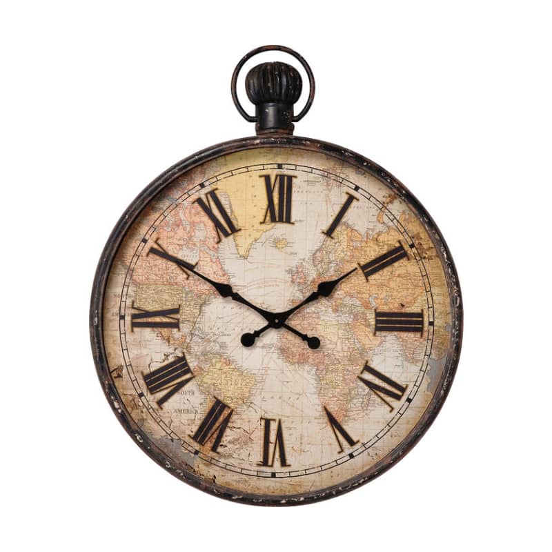 Väggklocka Europa Karta