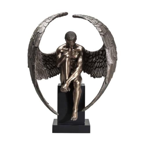 Skulptur Ledsen Ängel