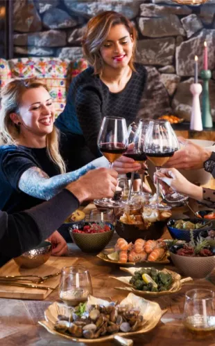 Vinglas Golden, 4-pack