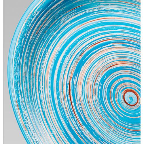 Tallrik Virvel Eddy Blå Ø27cm, 4-pack