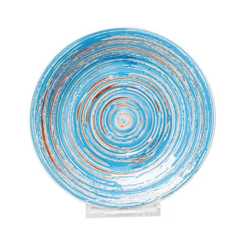 Tallrik Virvel Eddy Blå Ø19cm, 4-pack