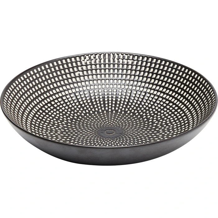 Djup tallrik Tokyo svartvit Ø20 cm