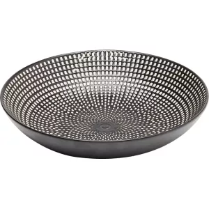 Djup tallrik Tokyo svartvit Ø20 cm