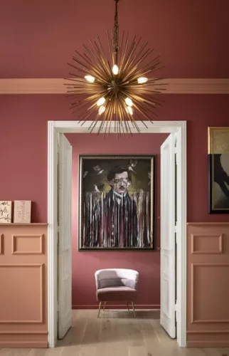 Tavla Strimlad Herre - 163x130cm