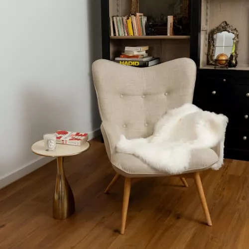 Lammskinn Heidi White 65x85cm