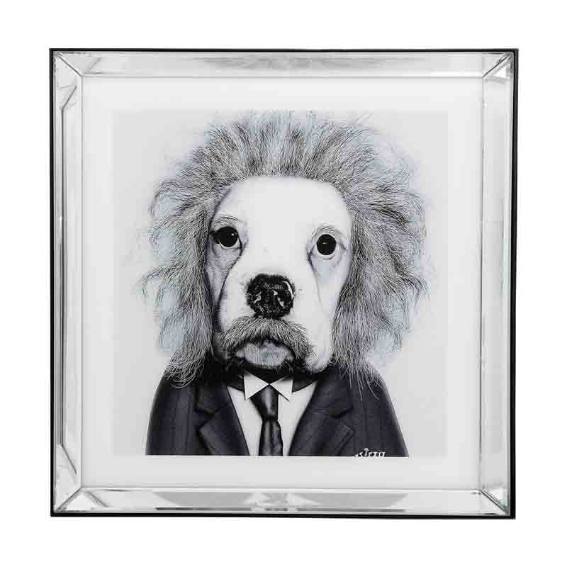 Tavla Mr Smart, spegelram 60x60 cm