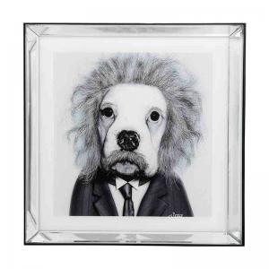 Tavla Mr Smart, spegelram 60x60 cm