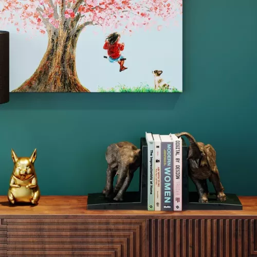 Bokstöd Elephants, 42 cm, 2 st.