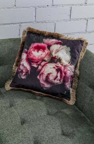 Prydnadskudde Romantik, 45x45cm