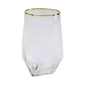 Dricksglas Diamant Guldkant, 4-pack