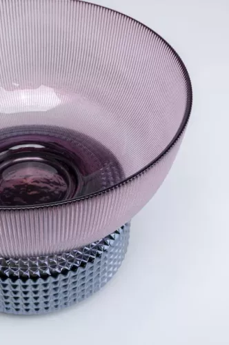 Skål Block Duo - Lila/Blå