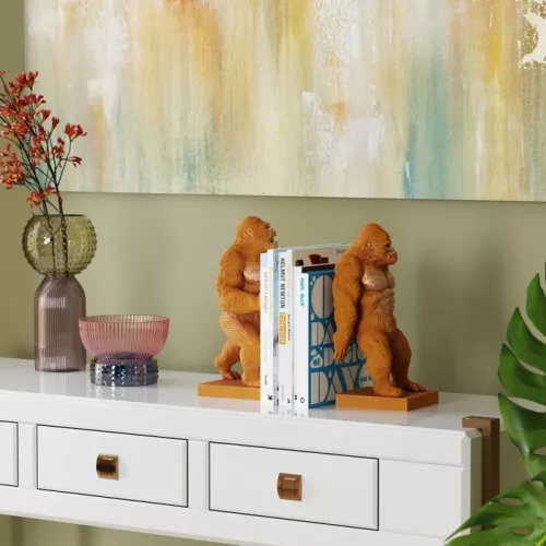 Bokstöd Gorilla Orange 2-pack