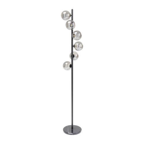 Golvlampa Scala Glaskupor, Svart