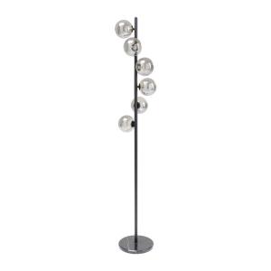 Golvlampa Scala Glaskupor, Svart