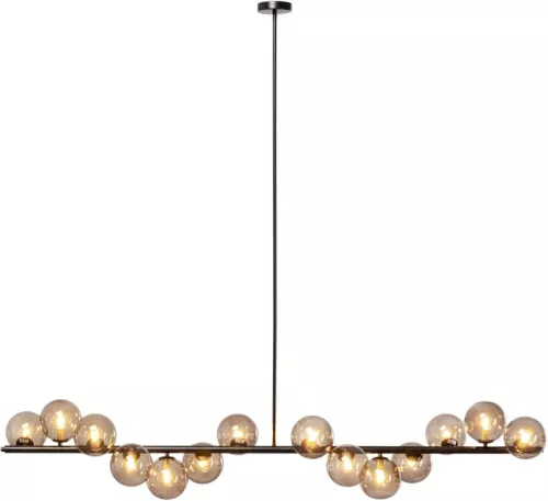 Taklampa Scala Glaskupor, svart