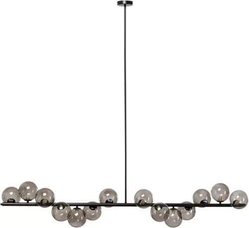 Taklampa Scala Glaskupor, svart