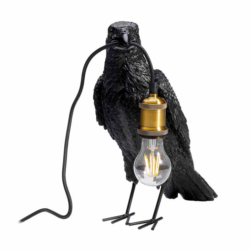 Bordslampa Kråka, Svart