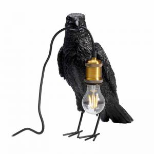 Bordslampa Kråka, Svart