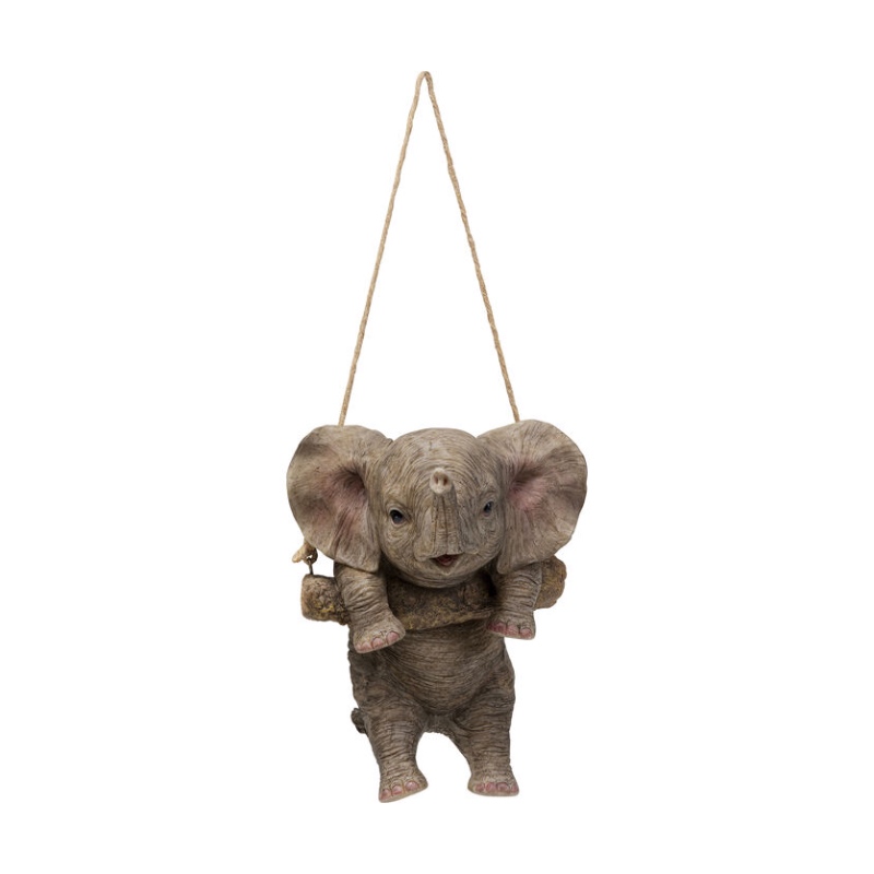 Skulptur Gungande Elefant