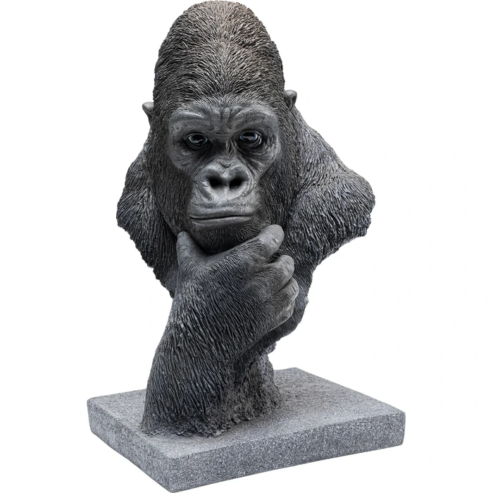 Skulptur Thinking Gorilla