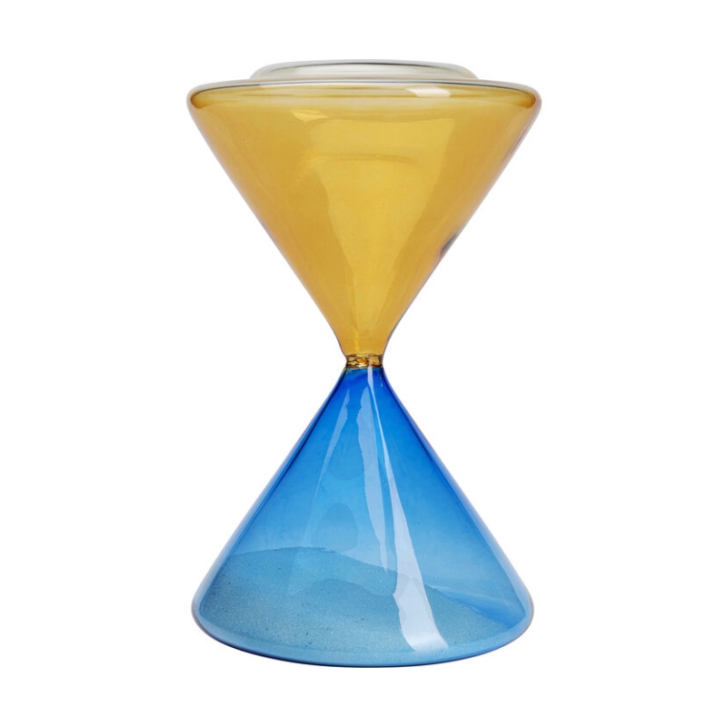 Timglas Hourglass Blå/Orange - 5 min Ø13