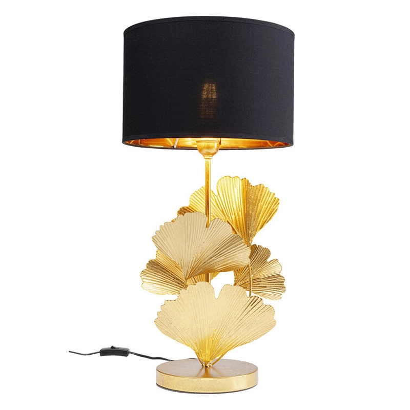 Bordslampa Ginkgo - Guld/Svart 61cm