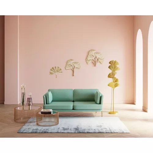 Golvlampa guld 160 cm