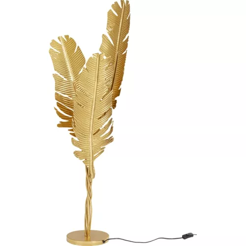 Golvlampa Akile guld, 123 cm