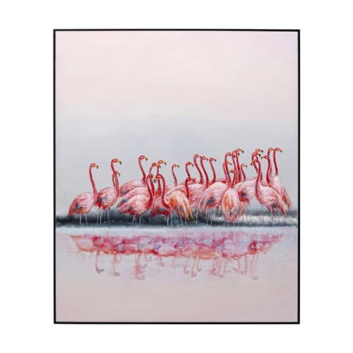 Tavla Flamingos, 100x120cm