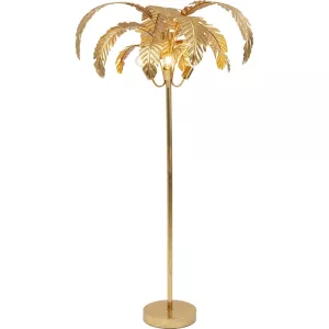 Golvlampa Palmblad – Guld, 170 cm