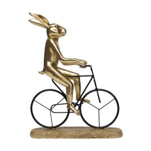 Dekorfigur Cyklist Kanin