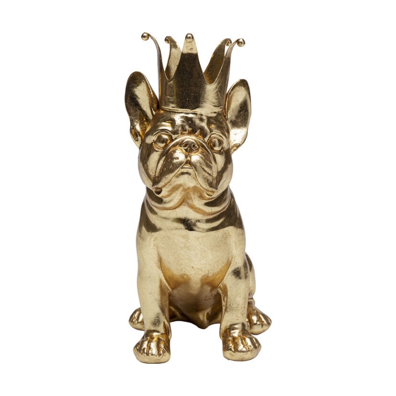 Skulptur Kung Dogge Guld