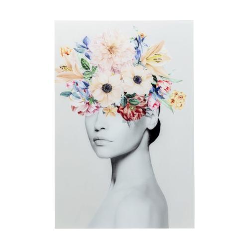 Glastavla Spring Hair, 80x120cm