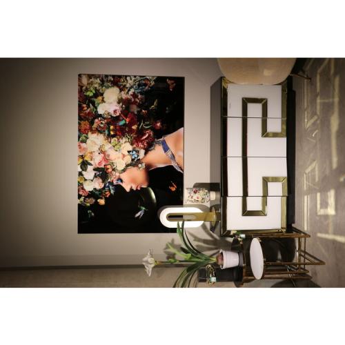 Glastavla Bunch of Flowers, 150x100cm