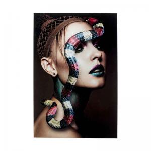 Glastavla | Fotokonst Fearless 2, 80x120cm