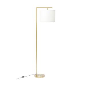 Golvlampa Angular - Guld/Vit, 160cm