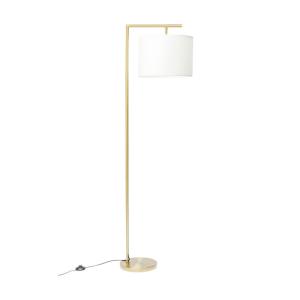 Golvlampa Angular - Guld/Vit, 160cm