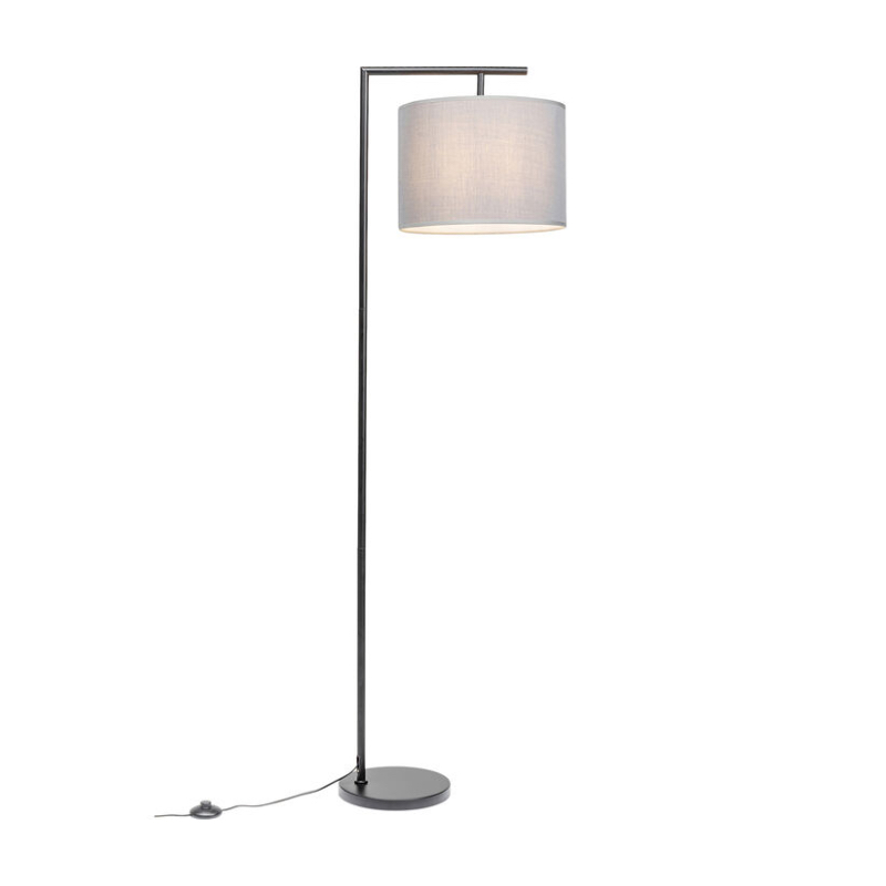Golvlampa Angular - Matt Svart/Grå, 160cm