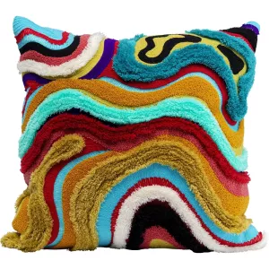 Prydnadskudde Waves Multi, 45 x 45 cm