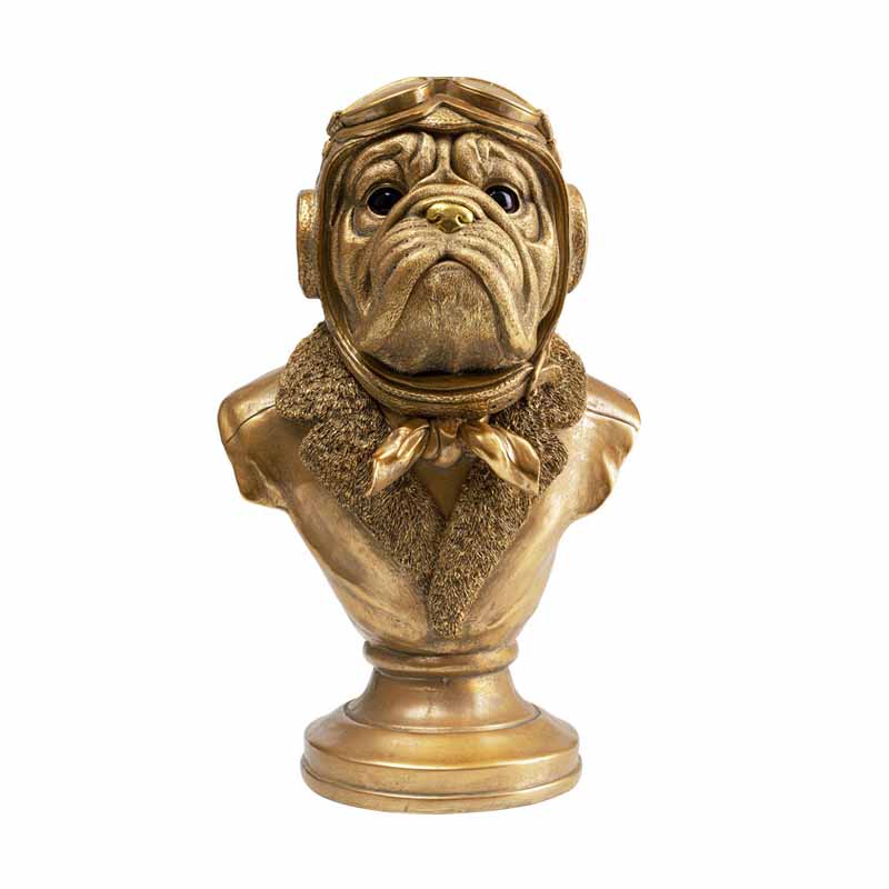 Dekor Skulptur Pilot, Guld