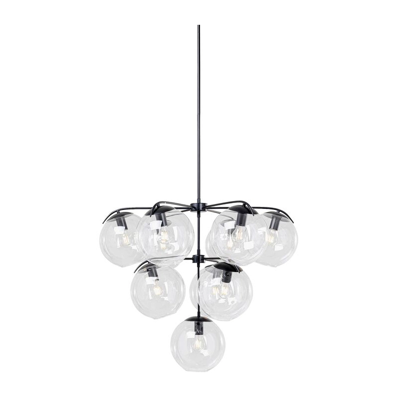 Taklampa Jasmine - Svart, Ø91 cm