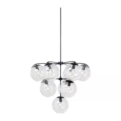 Taklampa Jasmine - Svart, Ø91 cm