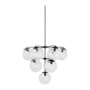 Taklampa Jasmine - Svart, Ø91 cm