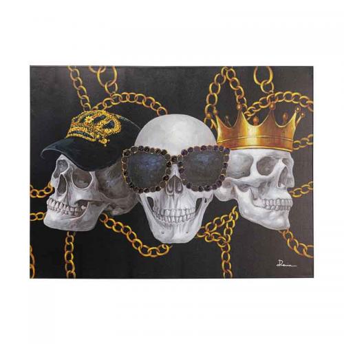 Tavla Coola Döskallar, Canvas 90x120cm