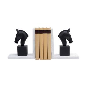 Bokstöd Horse, Svart