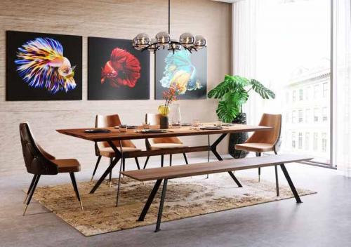 Matbord Nature Valnöt 220cm