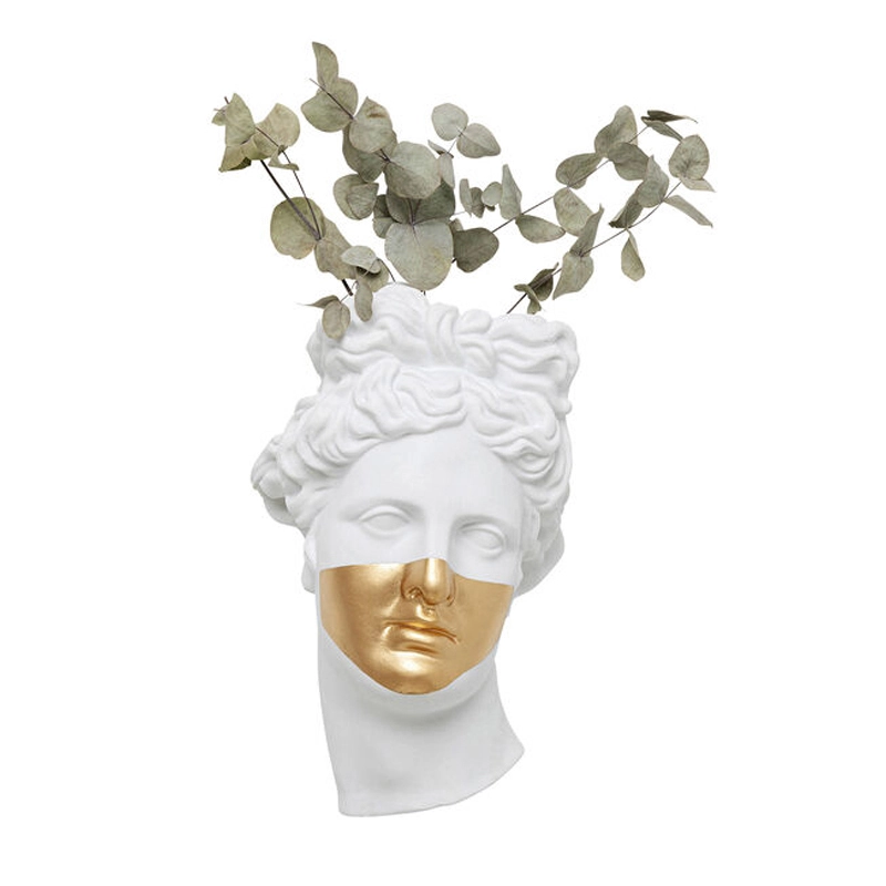 Väggdekor Antonia - Vit/Guld